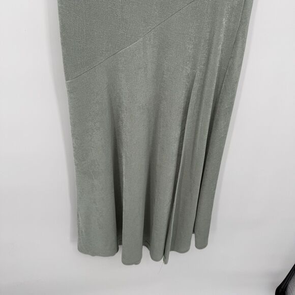 Saints & Secrets Green Formal Halter Long Dress Cowl Neckline Size Small - Picture 4 of 12
